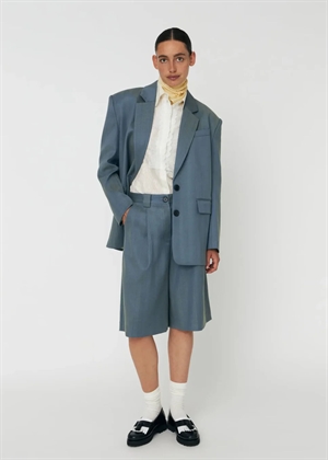 Herringbone blazer Aqua Green Stella Nova 